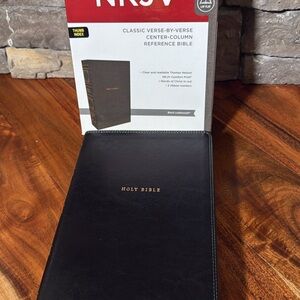 Black Leather Holy Bible